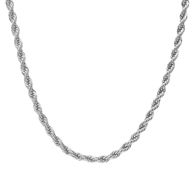 Corrente Rope Prata 55Cm