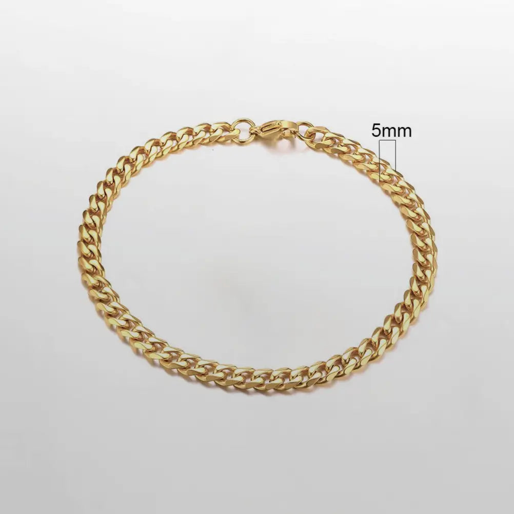 Pulseira Grumet 5mm Ouro