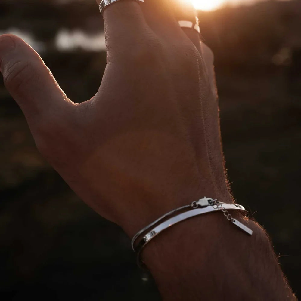 Bracelete Clássico 4mm Prata