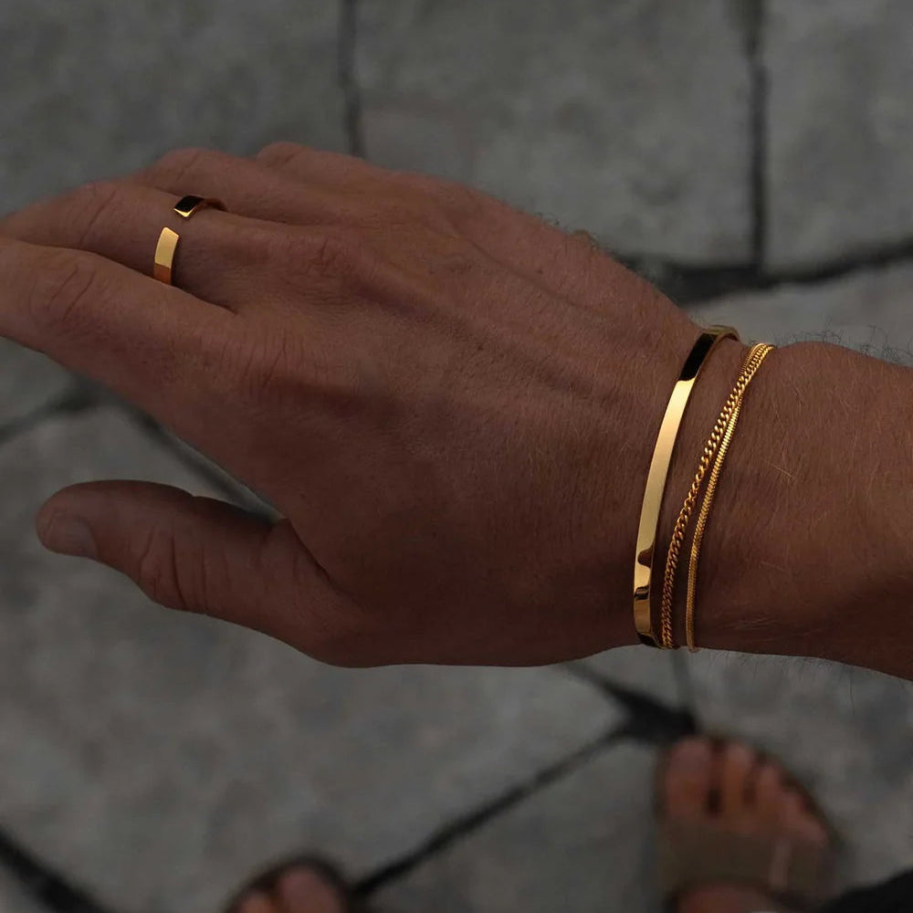 Bracelete Clássico 4mm Ouro