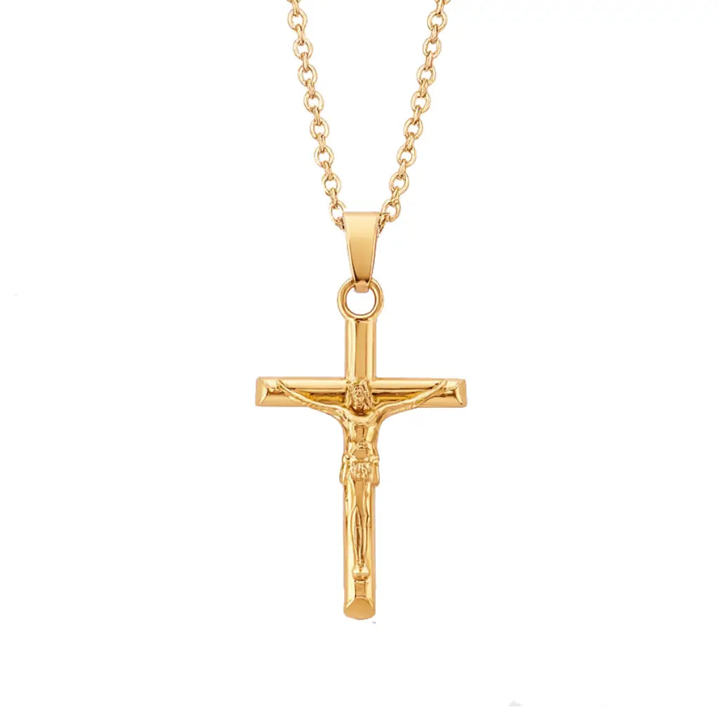Colar Crucifixo Ouro