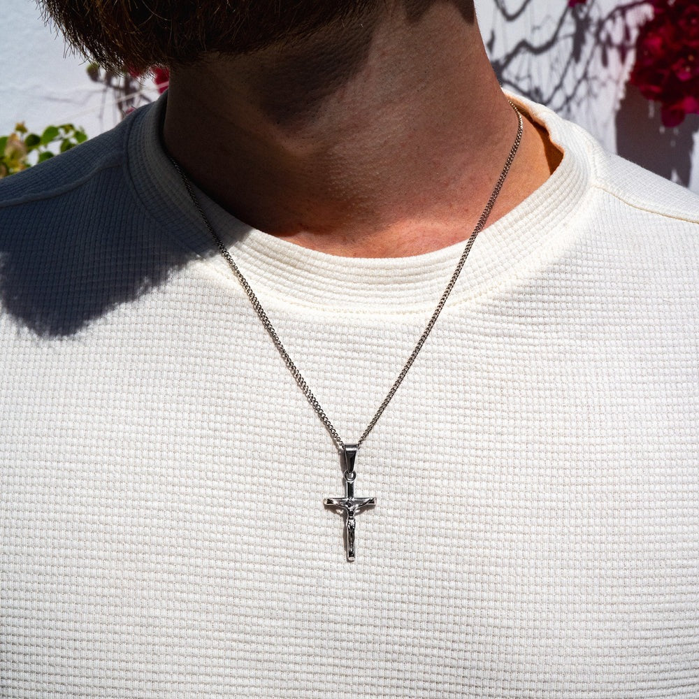 Colar Crucifixo Prata
