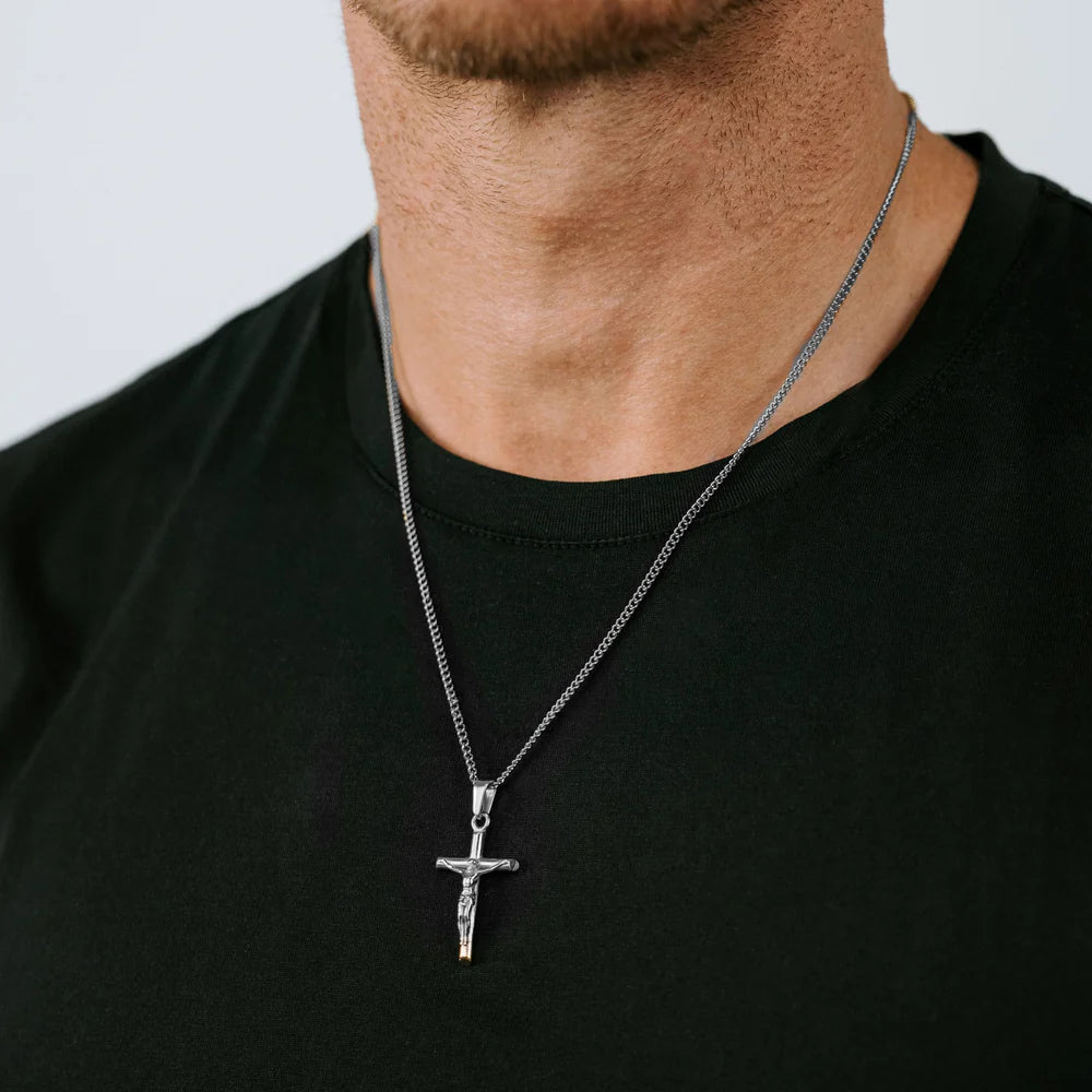 Colar Crucifixo Prata
