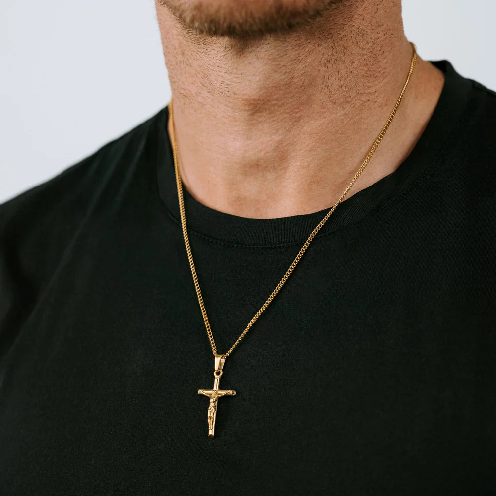Colar Crucifixo Ouro