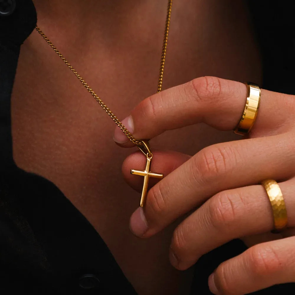Colar Cruz Ouro