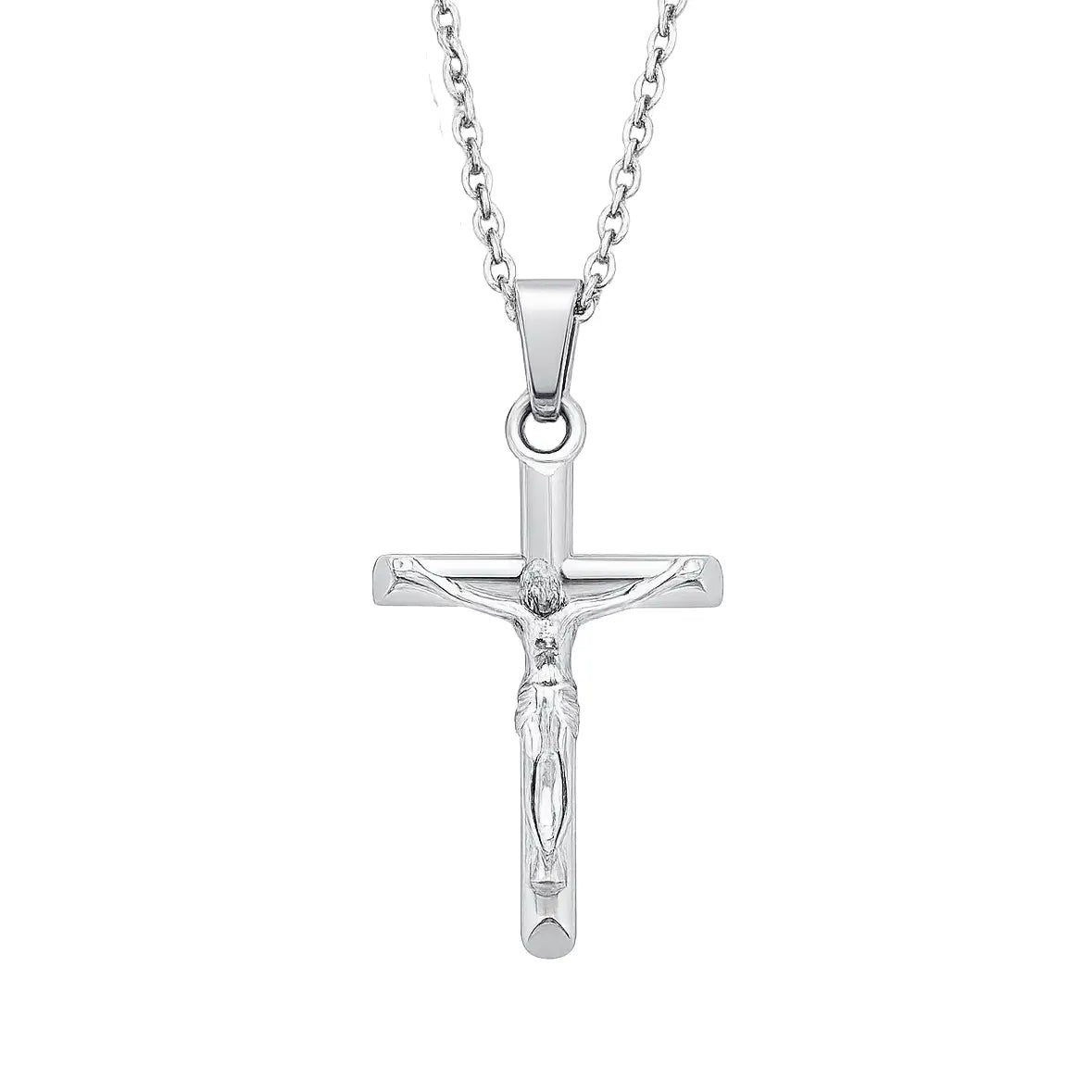 Colar Crucifixo Prata