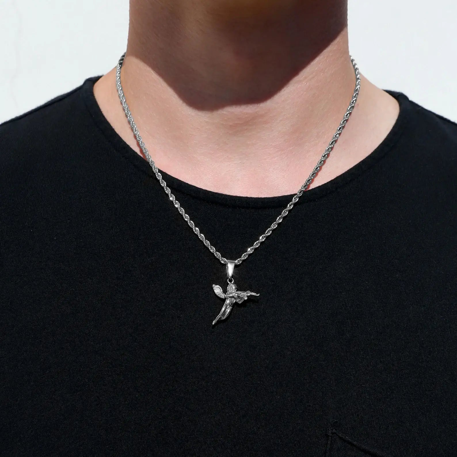 Colar Cupido Vingativo Prata