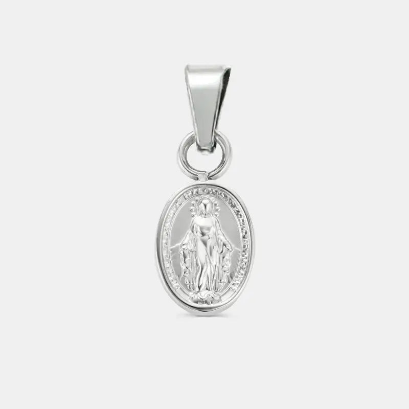 Mini Virgem Maria Prata