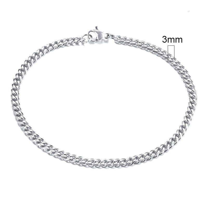 Pulseira Grumet 3mm Prata