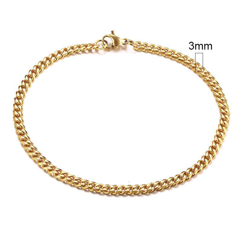 Pulseira Grumet 3mm Ouro