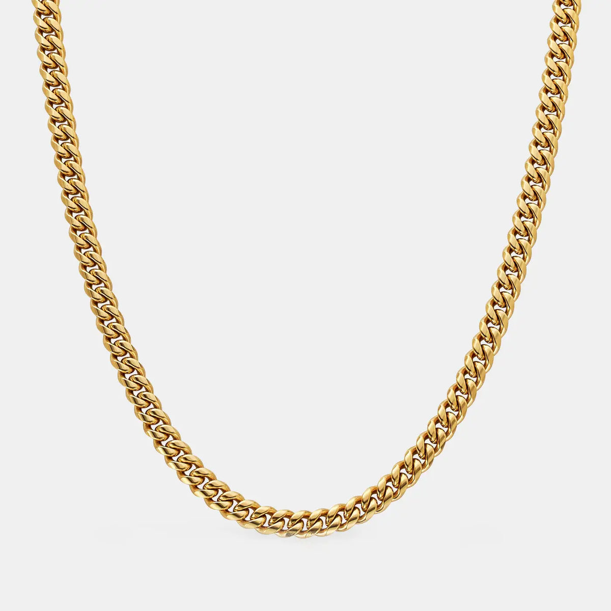 Gold 6mm Curb Chain