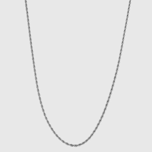 Corrente Rope 3mm Prata