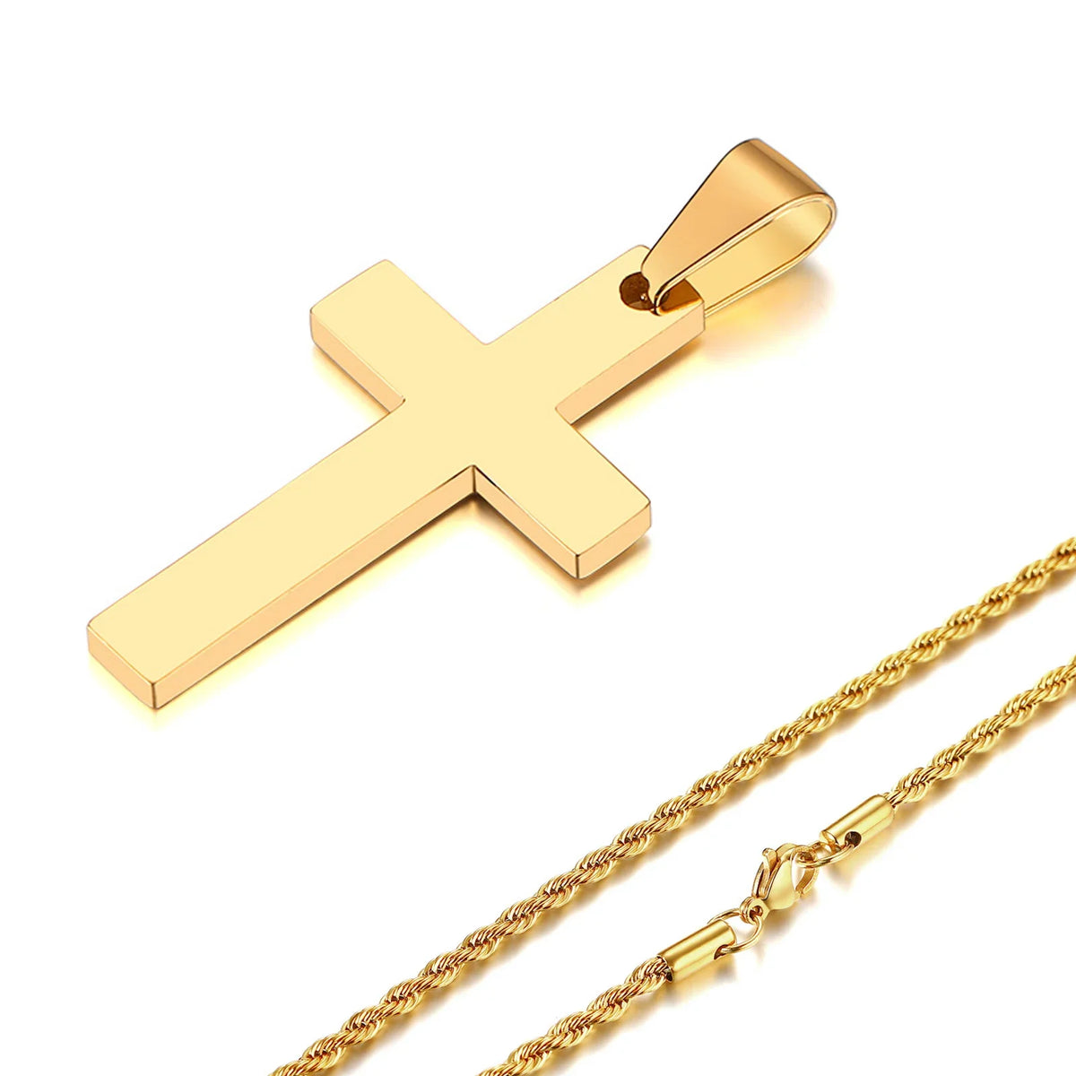 Colar Crucifixo Ouro