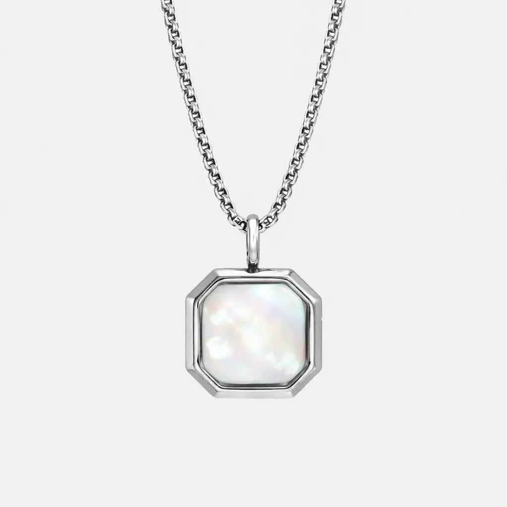 Colar Bright - Madrepérola Prata