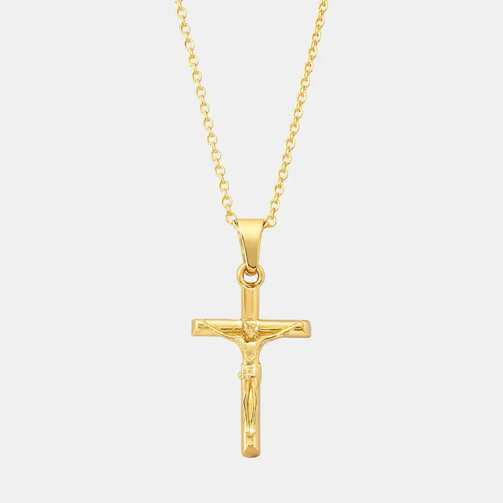 Colar Crucifixo Ouro