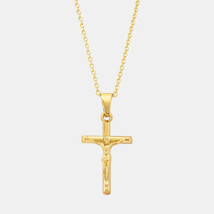Gold Crucifix Necklace