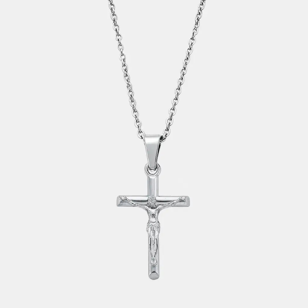 Silver Crucifix Necklace