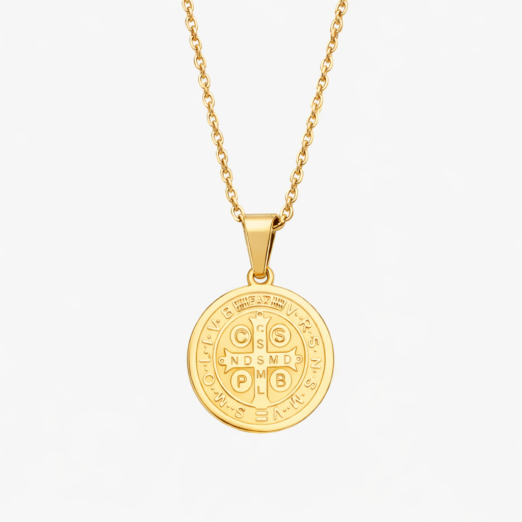 Colar São Bento Ouro (Novo Modelo)