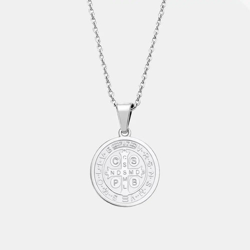 Colar São Bento Prata (Novo Modelo)