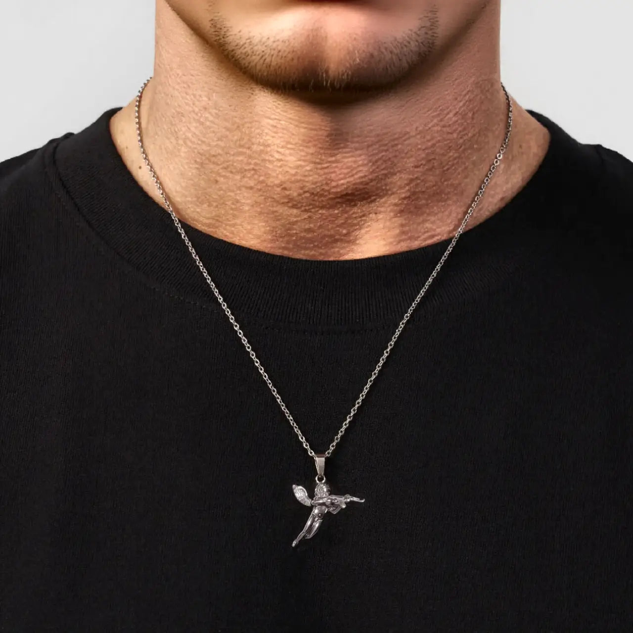 Colar Cupido Vingativo Prata