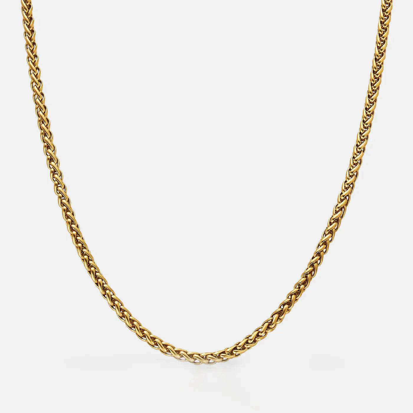 Corrente Wheat 3mm Ouro