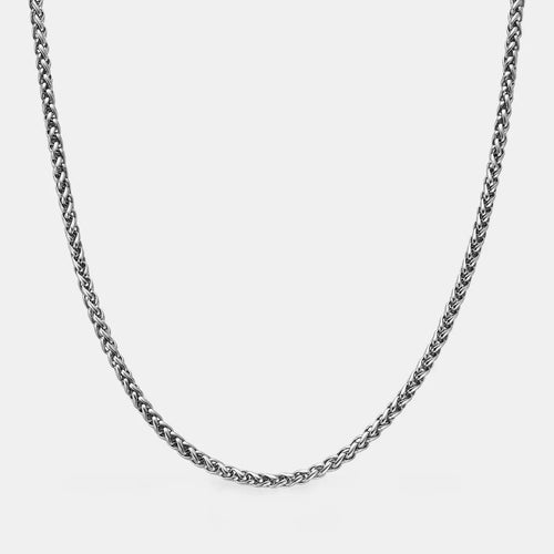 Corrente Wheat 3mm Prata